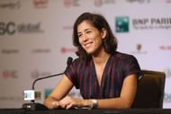 Garbine Muguruza at the 2017 WTA Finals.